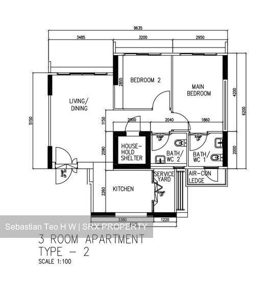 Blk 650 Yio Chu Kang Vista (Ang Mo Kio), HDB 3 Rooms #535925451